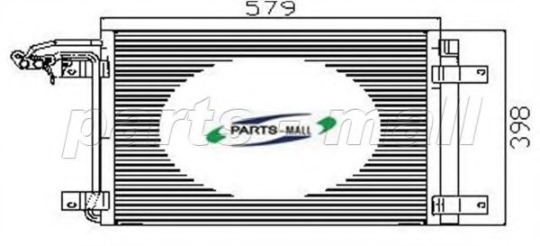PARTS-MALL PXNCT-001 Condenser, air conditioning